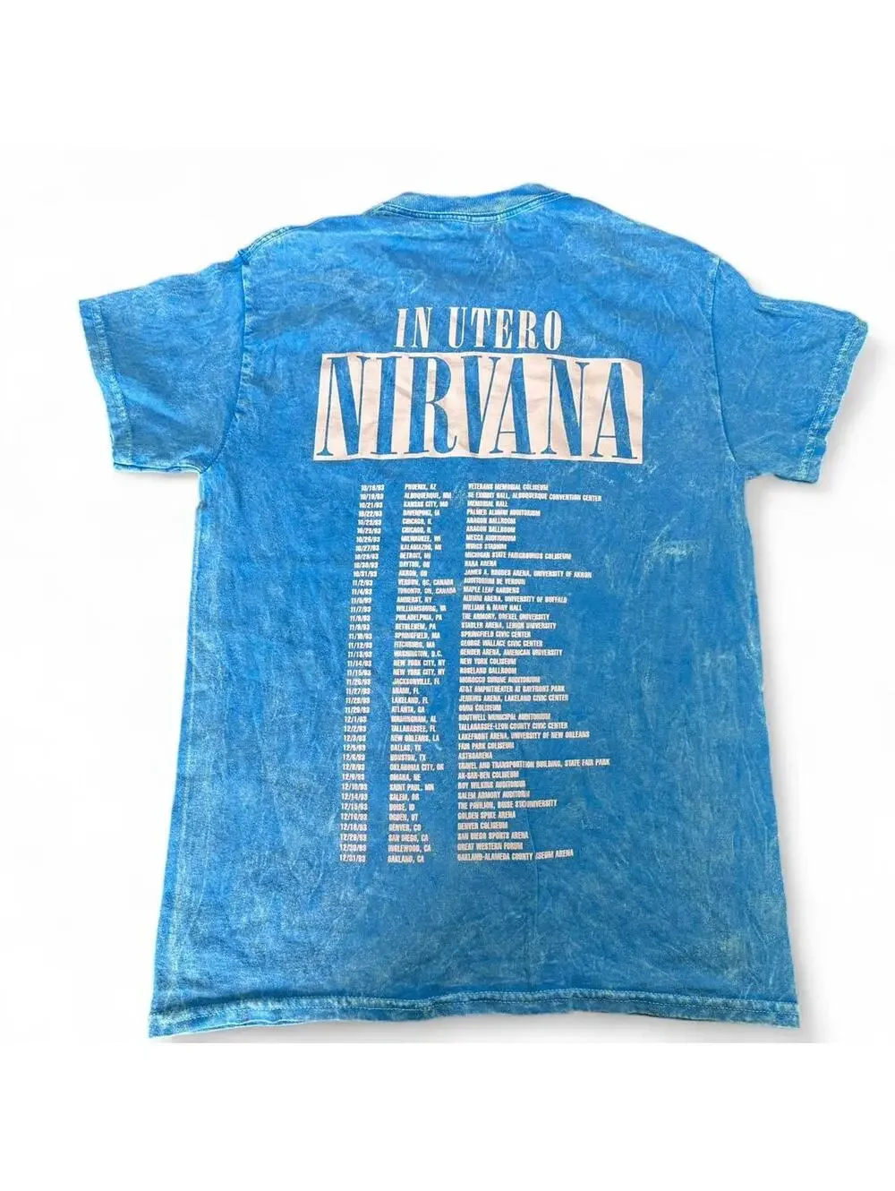 NIRVANA In Utero Live '93 T-Shirt - Small